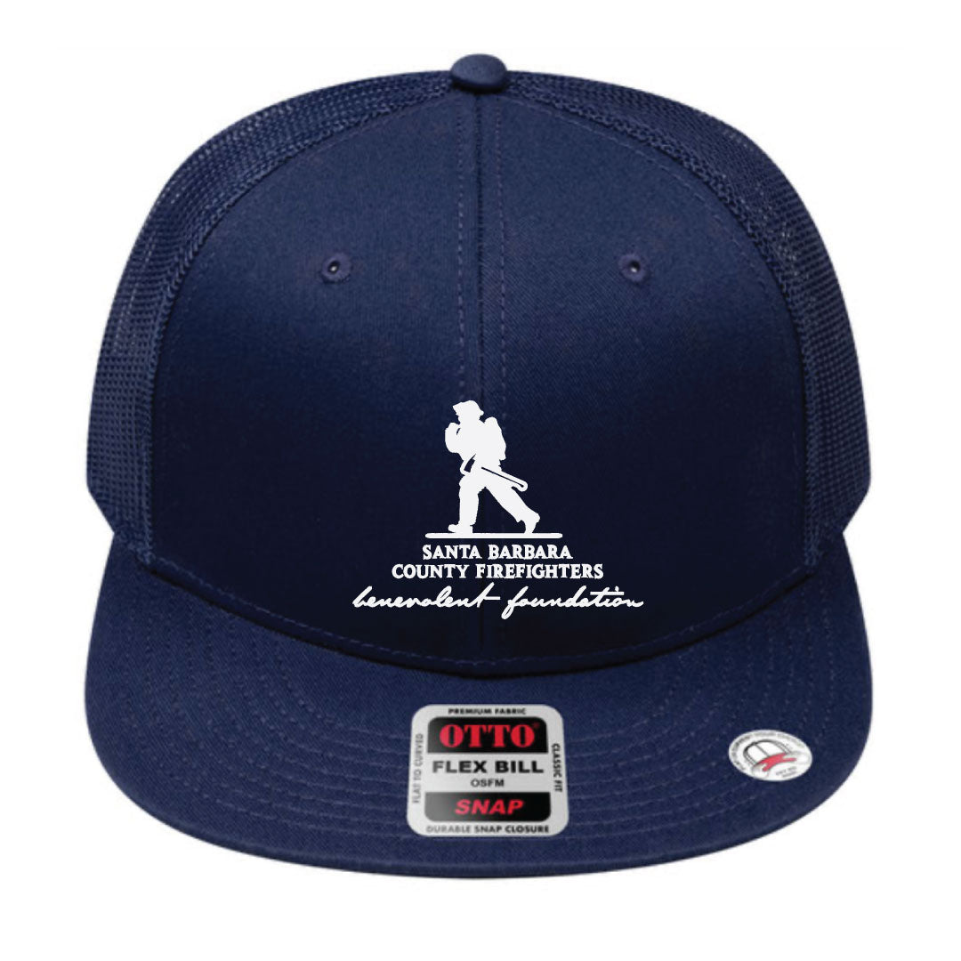 Benevolent Foundation Logo Hat Flat bill Trucker