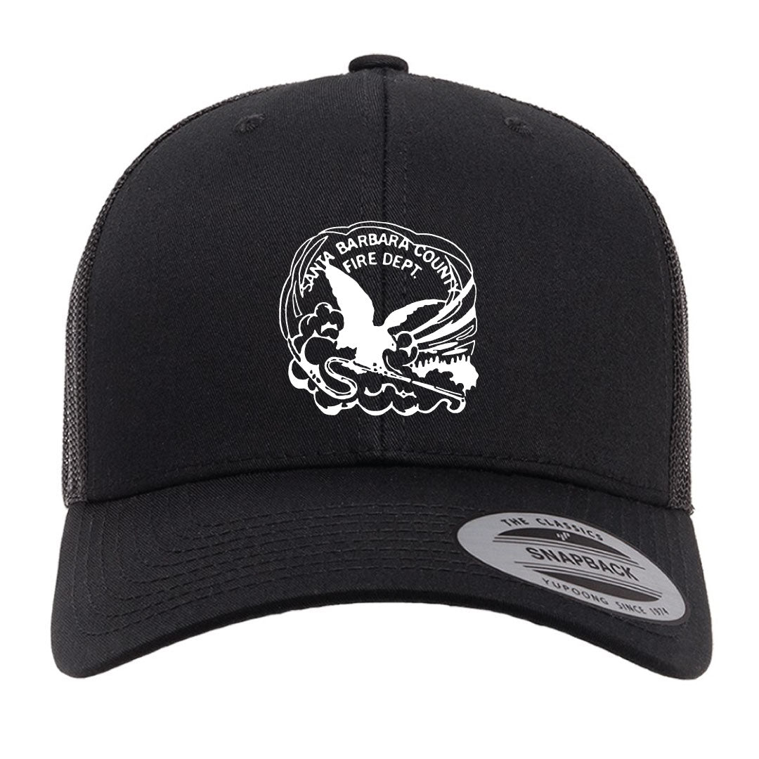 Old Crow Logo Hat Curved bill trucker hat