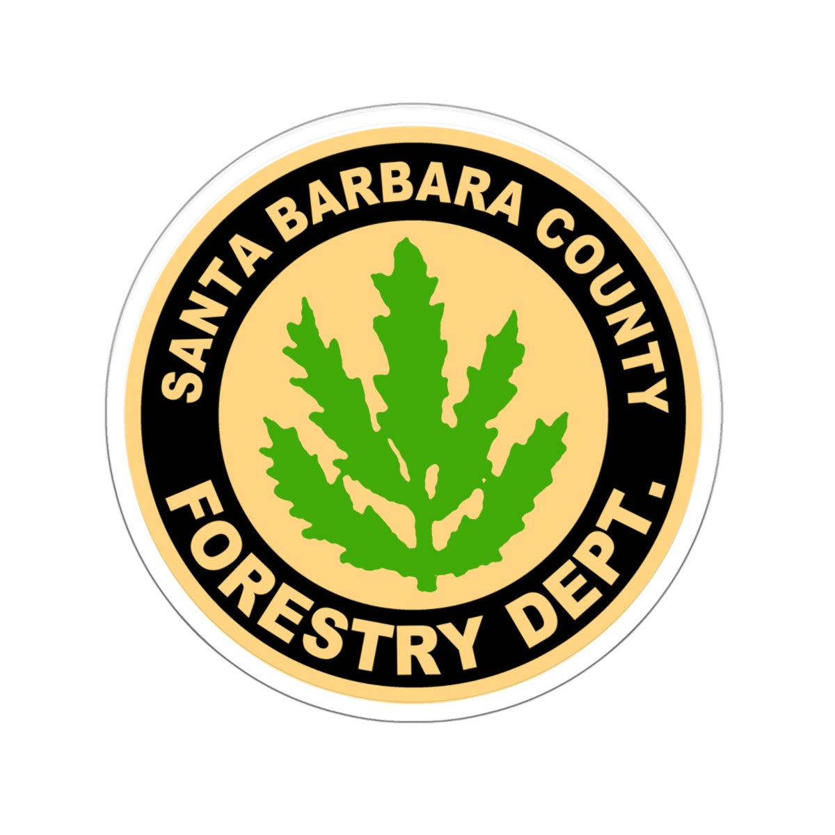 Forestry Department Sticker