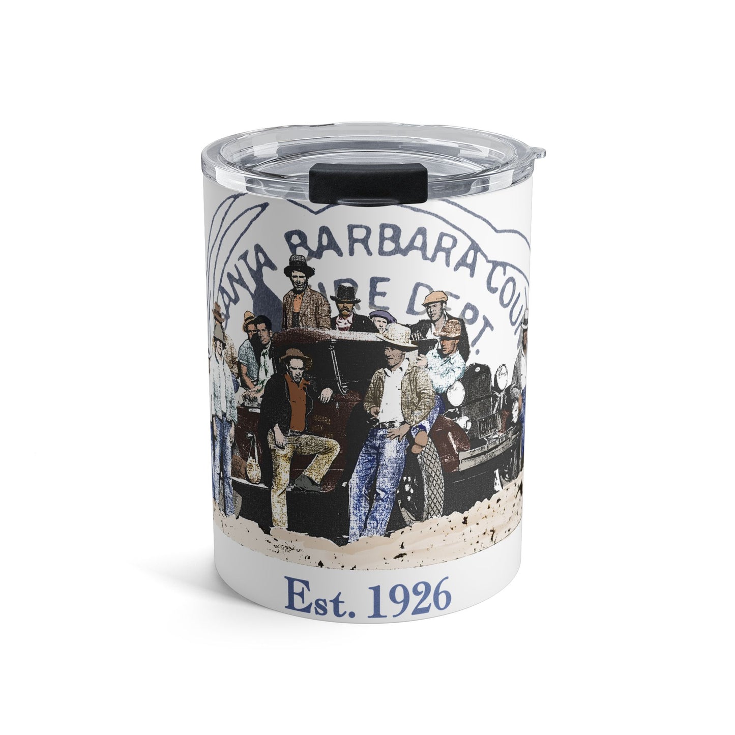 Santa Barbara County Vintage Color Tumbler