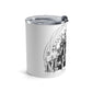 Santa Barbara County Vintage Black and White Tumbler