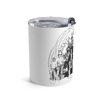 Santa Barbara County Vintage Black and White Tumbler