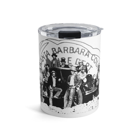 Santa Barbara County Vintage Black and White Tumbler
