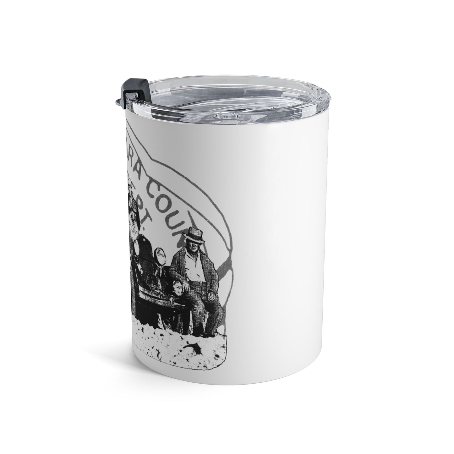 Santa Barbara County Vintage Black and White Tumbler