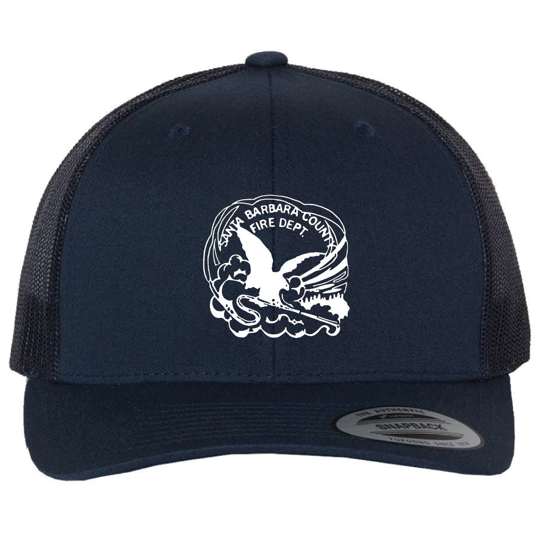 Old Crow Logo Hat Curved bill trucker hat