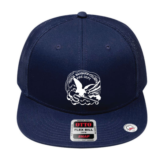 Old Crow Logo Hat Flat Bill Trucker hat