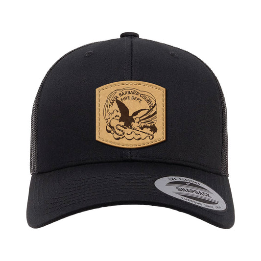 Old Crow Leather Patch Hat