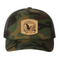 Old Crow Leather Patch Hat
