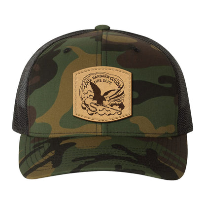 Old Crow Leather Patch Hat