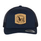 Old Crow Leather Patch Hat