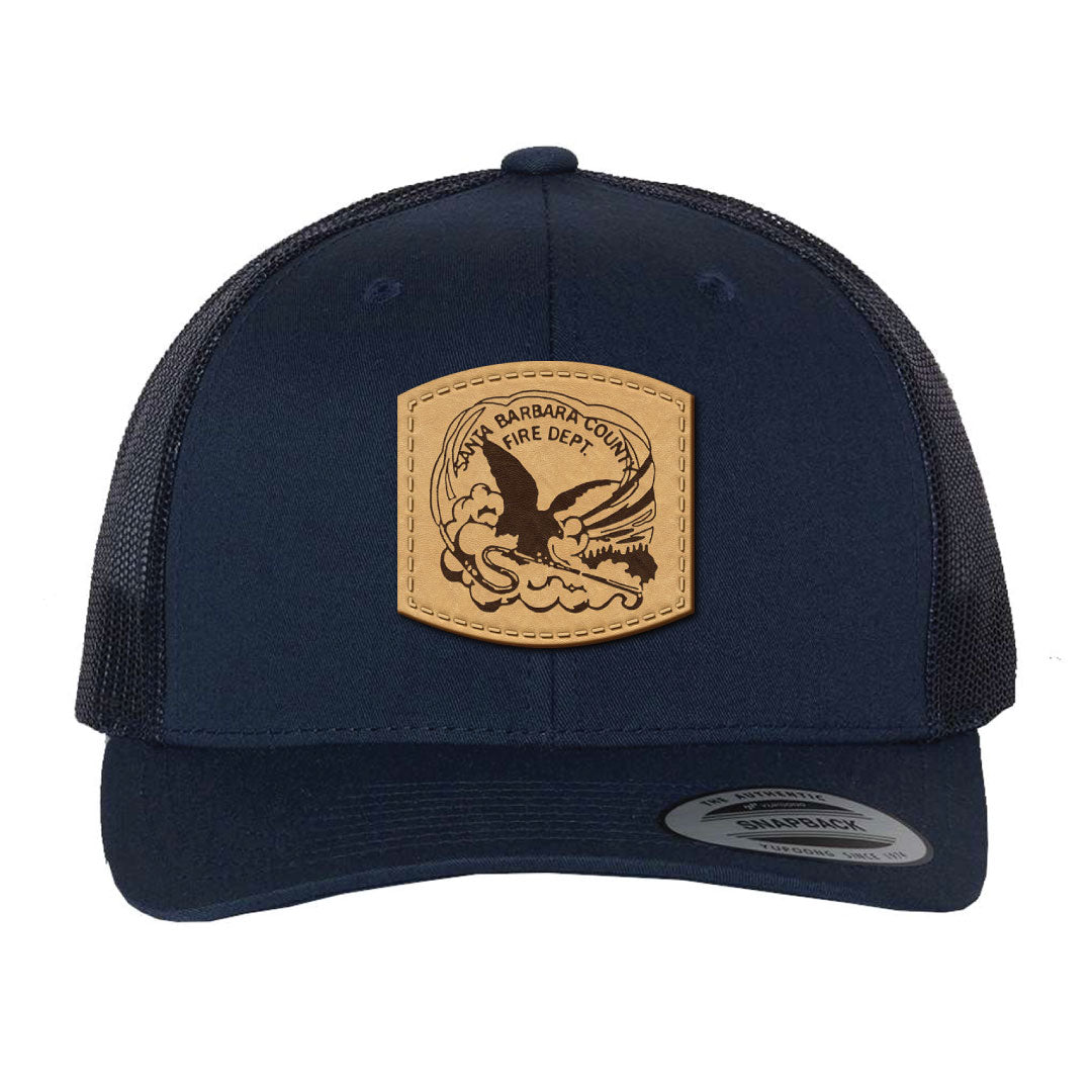 Old Crow Leather Patch Hat