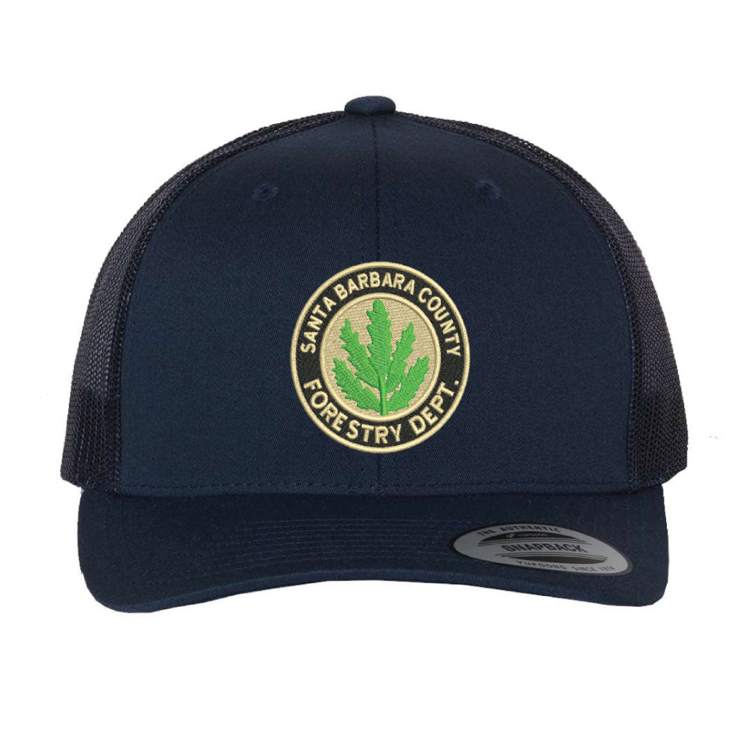 Santa Barbara County Forestry Department Patch Curved Bill Trucker