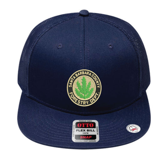 Santa Barbara County Forestry Department Patch Flat Bill Trucker
