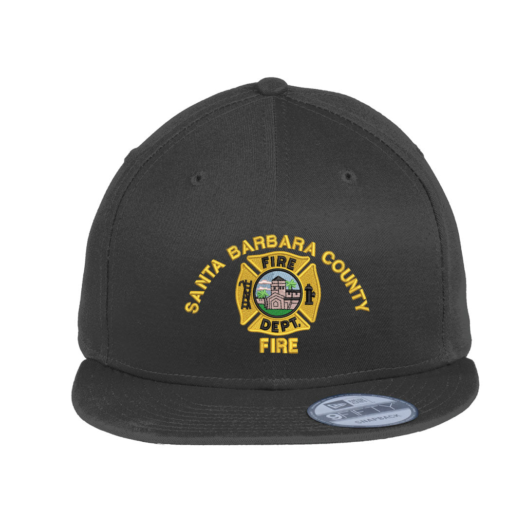 Santa Barbara County Fire Department logo on the New Era 400 Full Wrap Hat