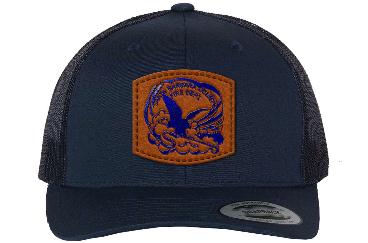 Old Crow Leather patch Brown patch- Blue Label