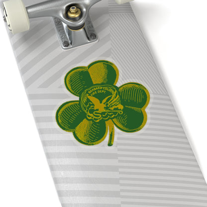 Gold Clover Stickers