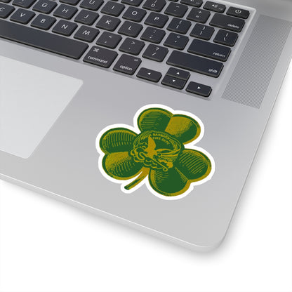 Gold Clover Stickers