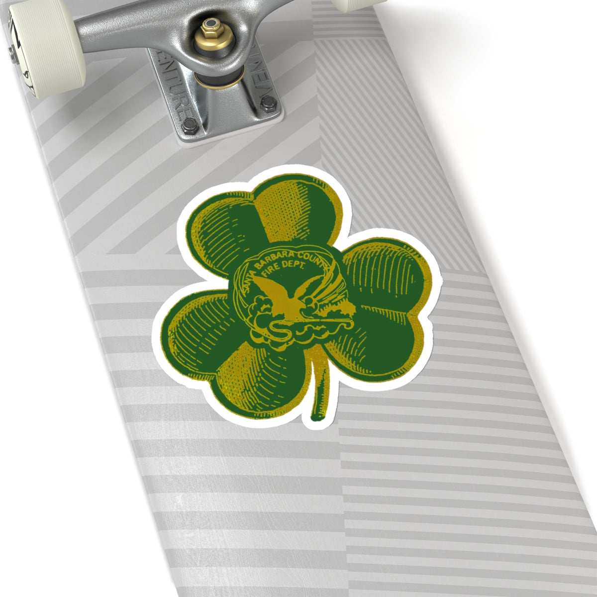 Gold Clover Stickers
